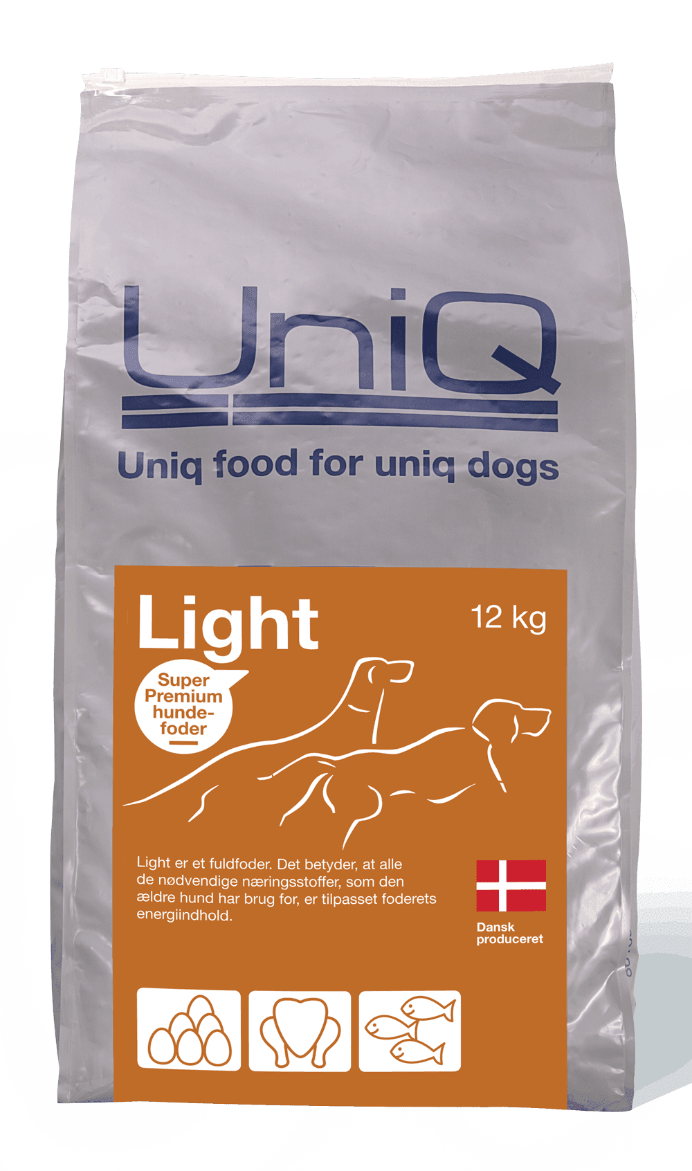 UniQ Light fuldfoder til Senior hunde